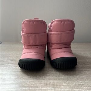 Jan and Jul Pink Toddler Snow Boots